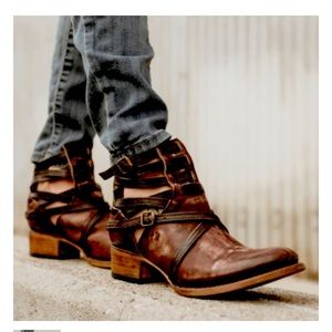 Freebird Stair Leather Ankle Boot Size 8